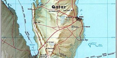 지도 카타르 도로 